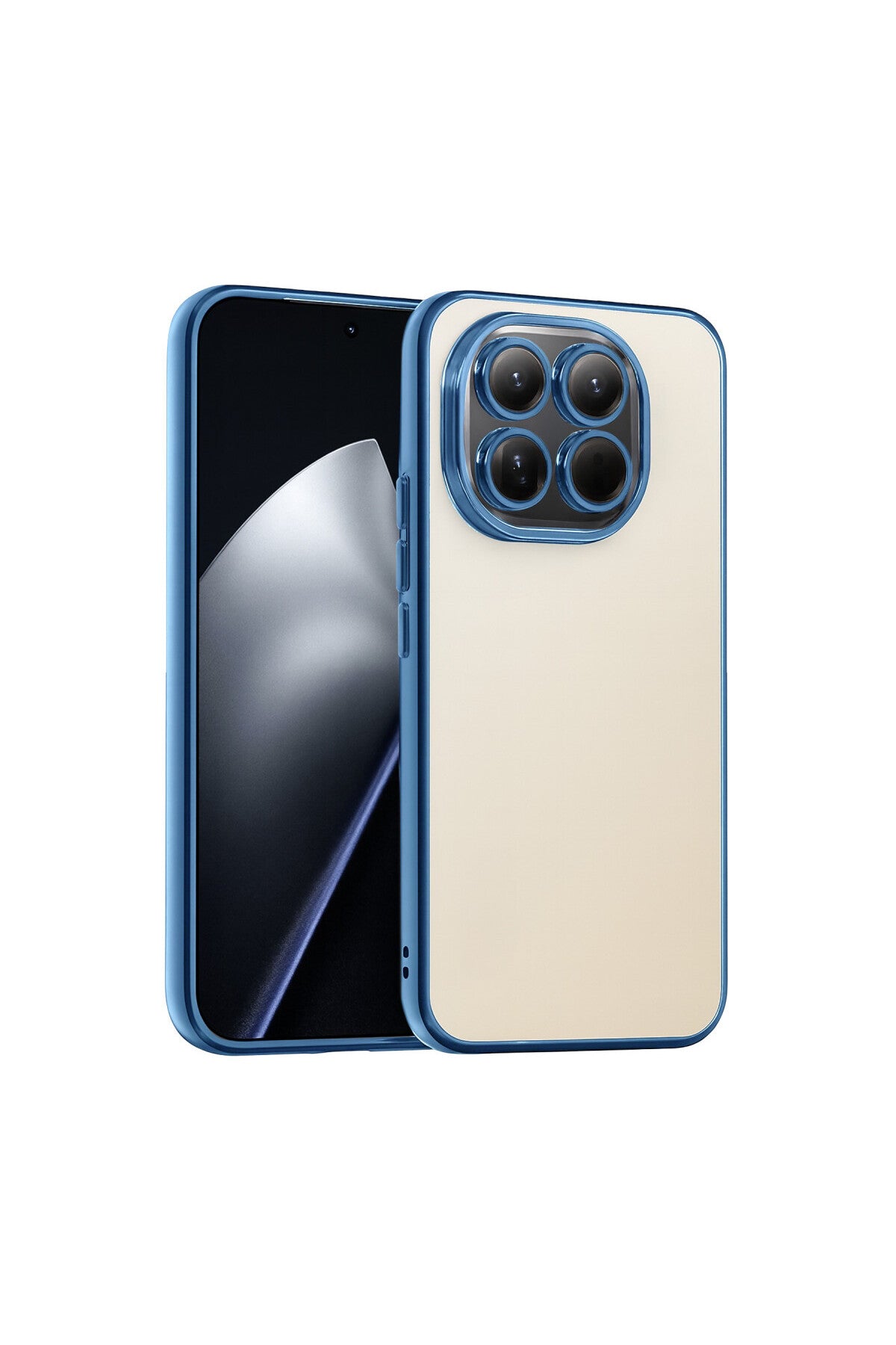 Xiaomi Mi 15 Uyumlu Lensli Silikon - Açık Mavi
