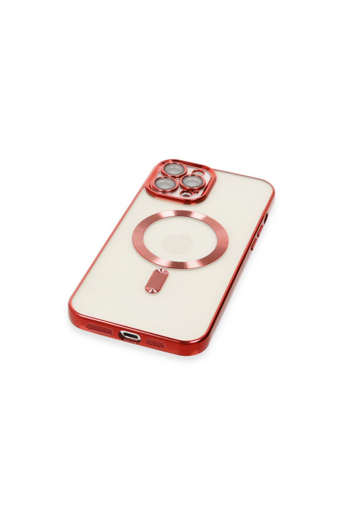 Apple iPhone 12 Pro Max Uyumlu Kılıf Kross Magneticsafe Kapak - Kırmızı