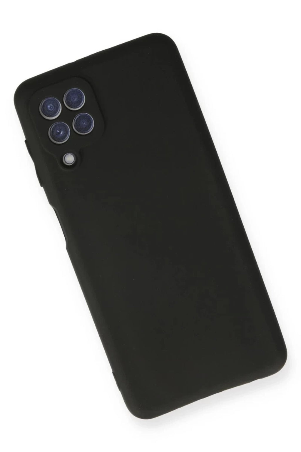 Samsung Galaxy A22 Uyumlu Kılıf First Silikon - Siyah