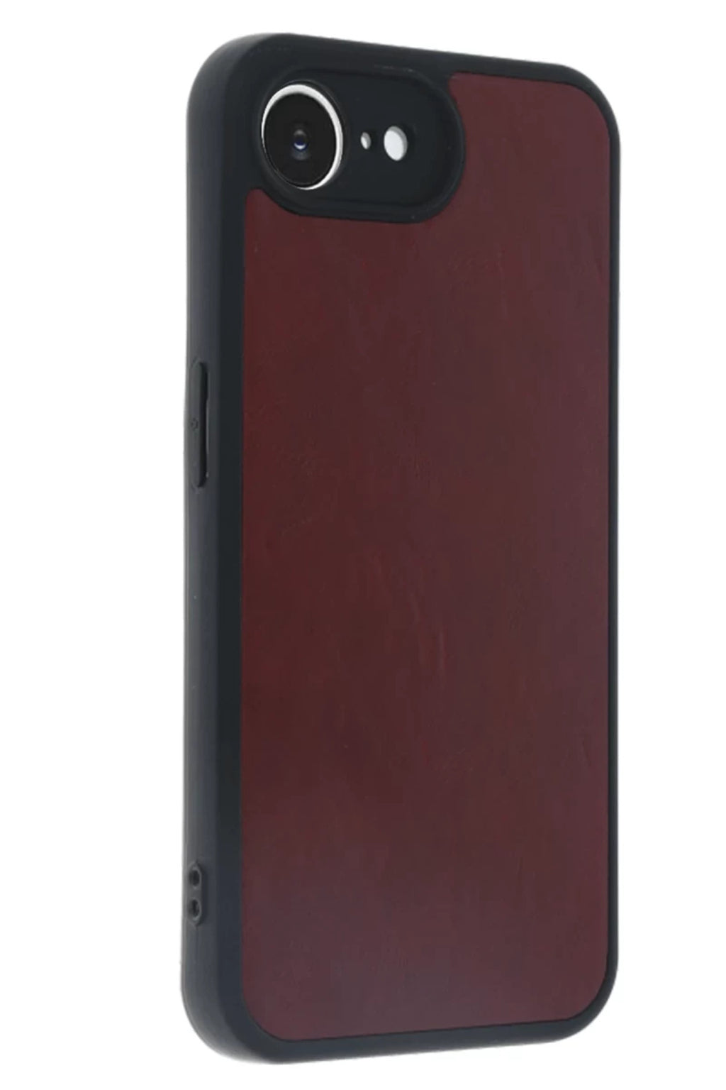 Apple iPhone 16E Uyumlu Kılıf Aras Deri Kapak - Bordo