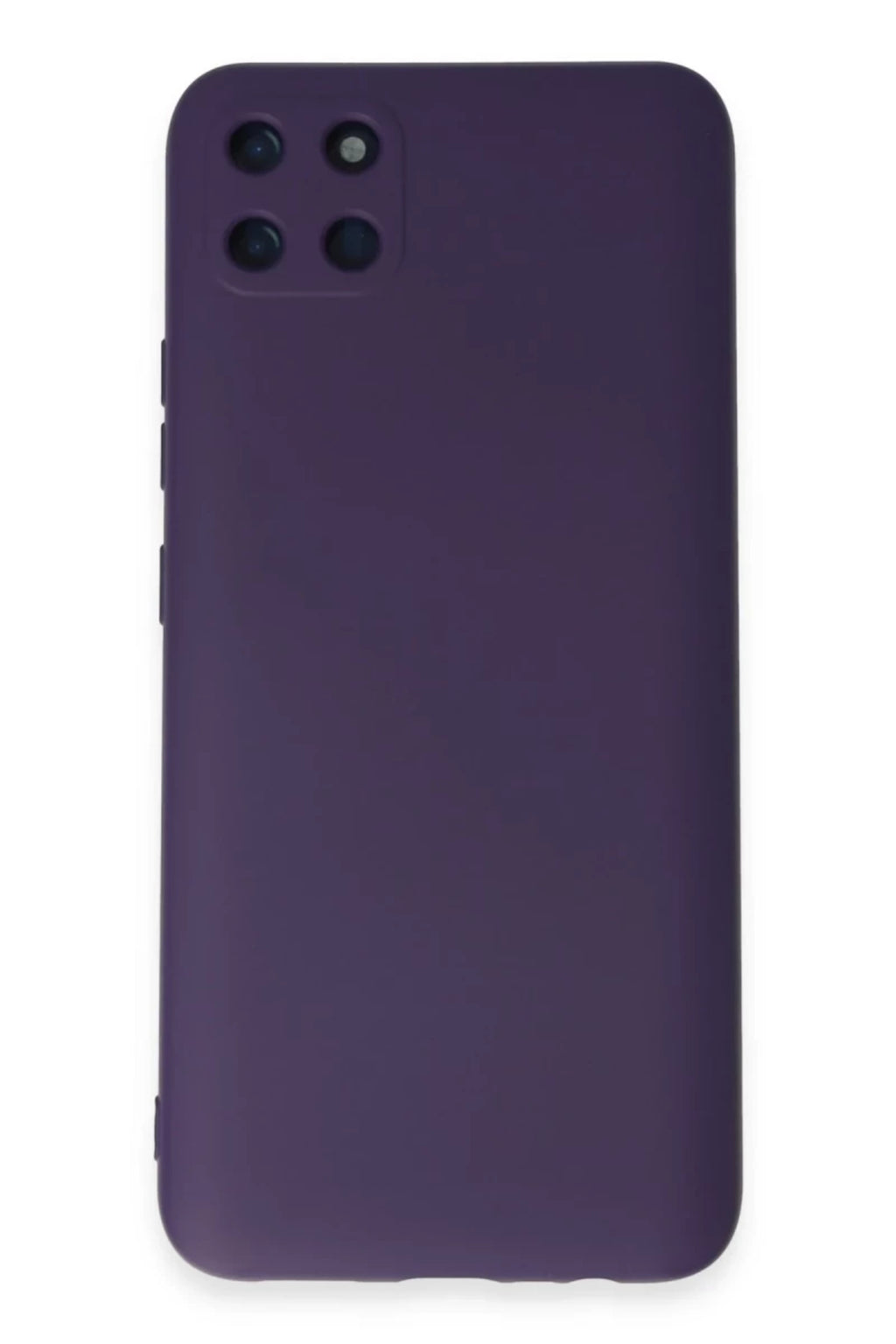 Realme C11 Uyumlu Kılıf Nano içi Kadife Silikon - Mor