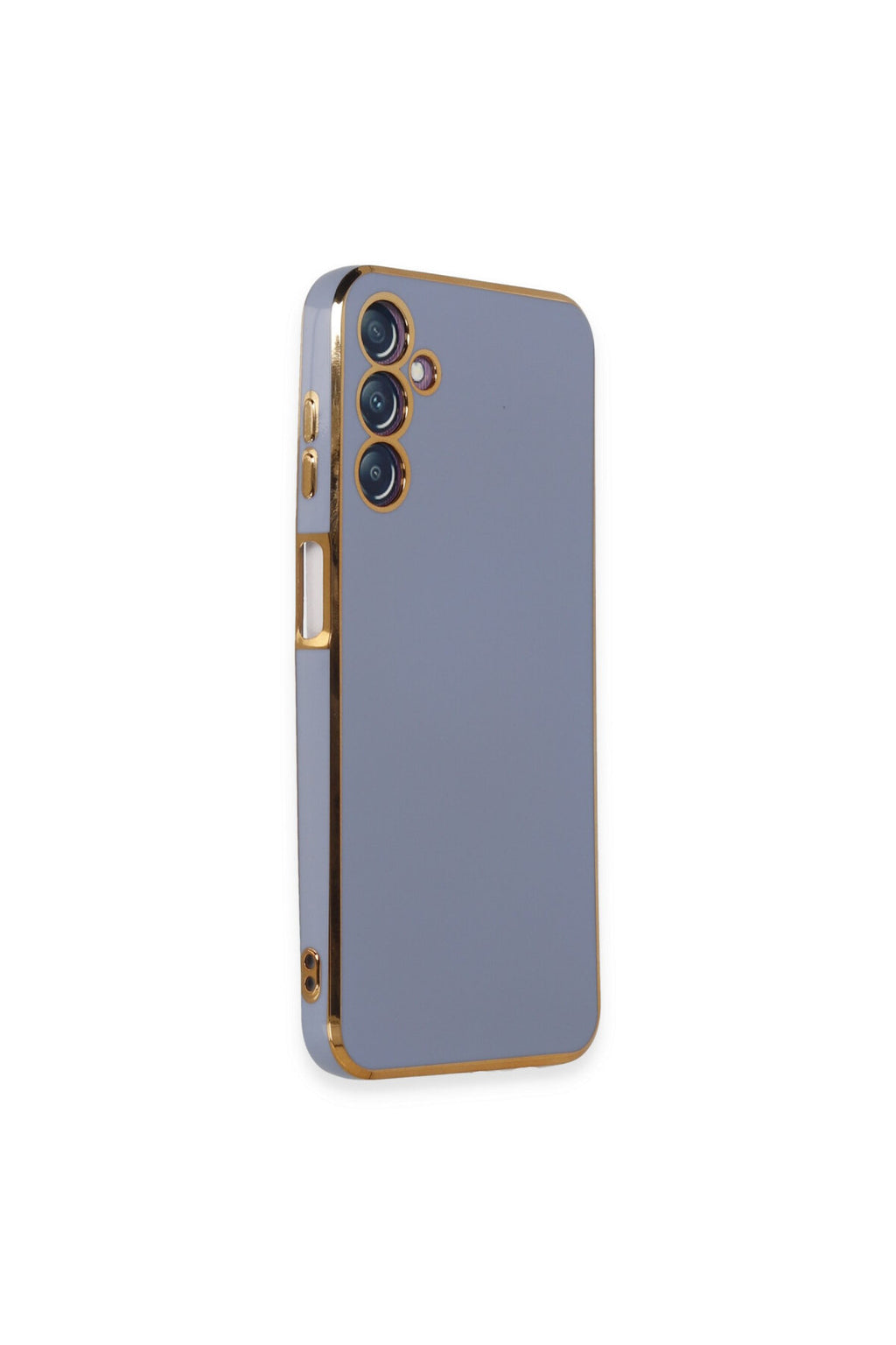 Samsung Galaxy M14 5G Uyumlu Kılıf Volet Silikon - Mavi
