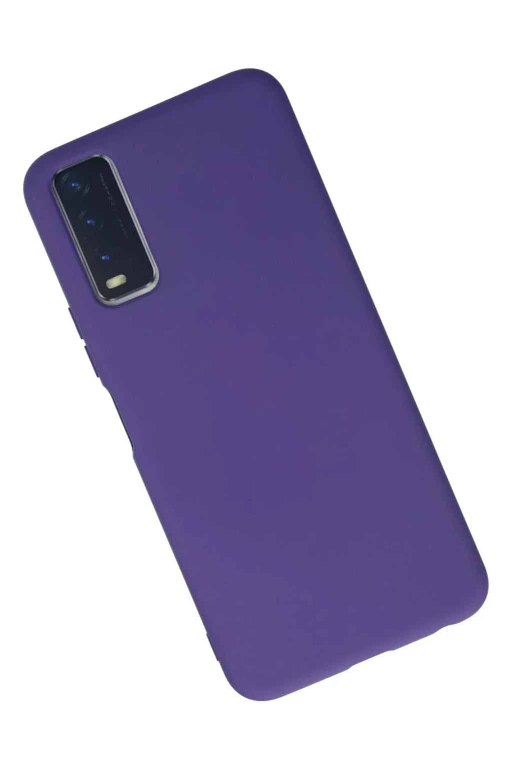 Vivo Y11S Uyumlu Kılıf Nano içi Kadife Silikon - Mor