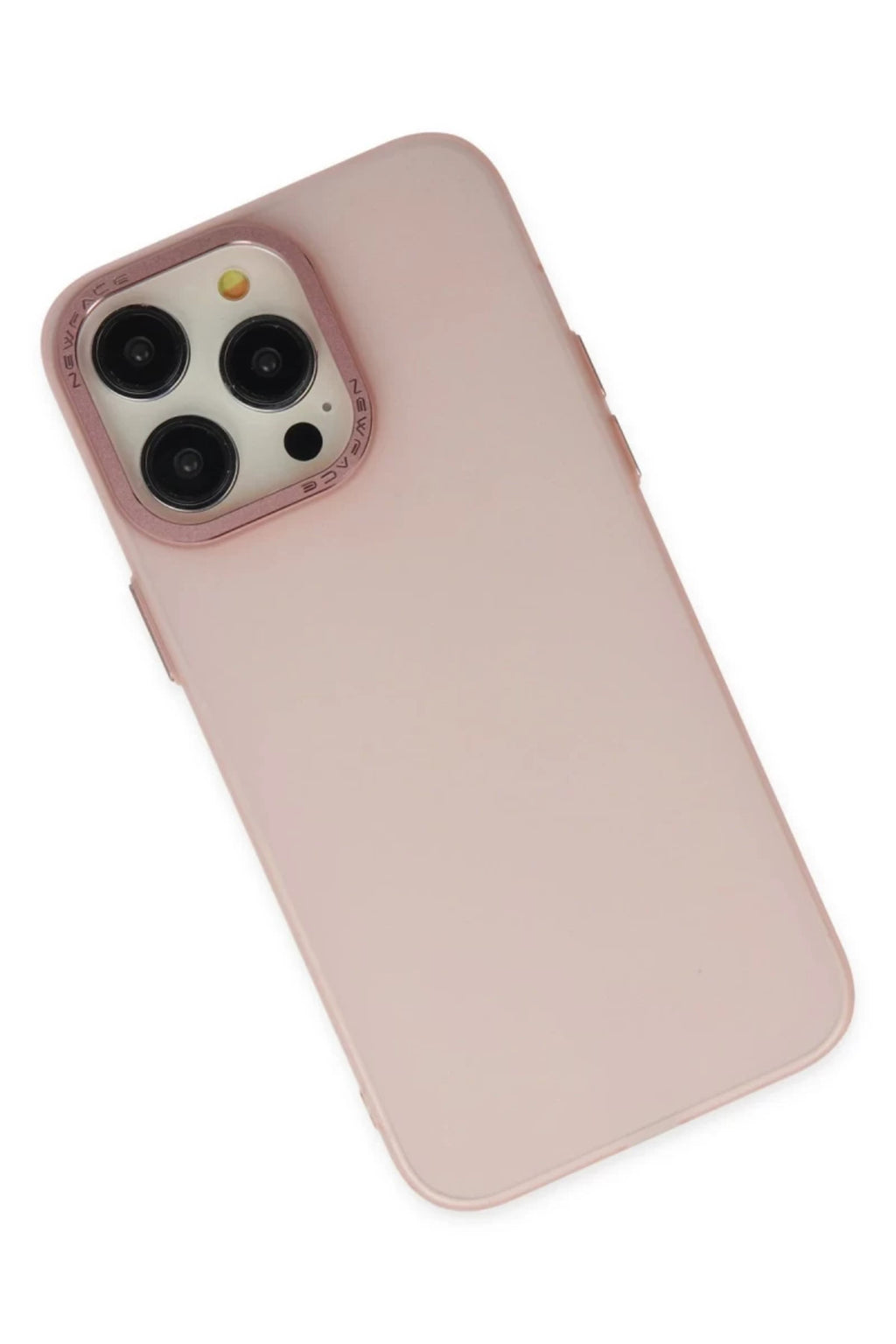Apple iPhone 14 Pro Uyumlu Kılıf Modos Metal Kapak - Pembe