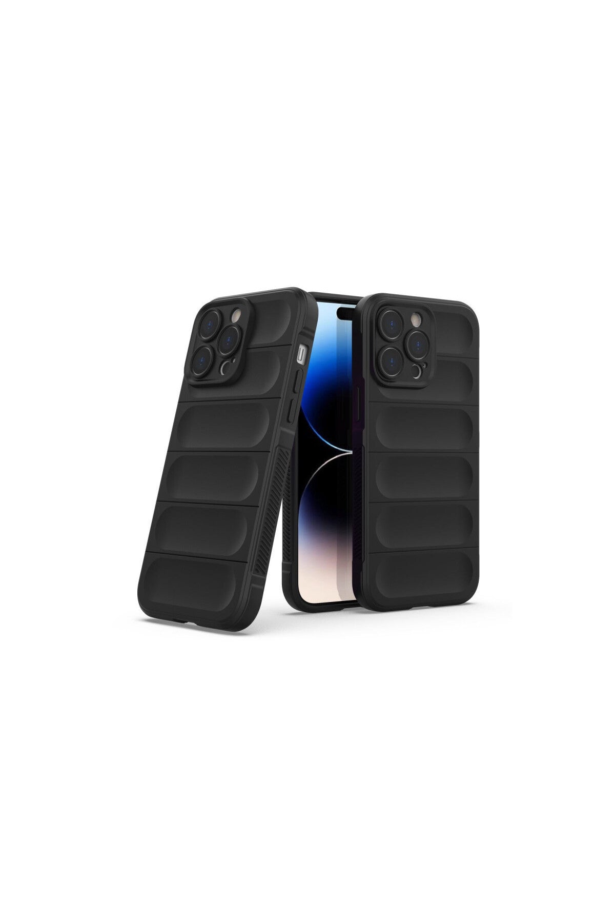 Apple iPhone 14 Pro Uyumlu Kılıf Optimum Silikon - Siyah