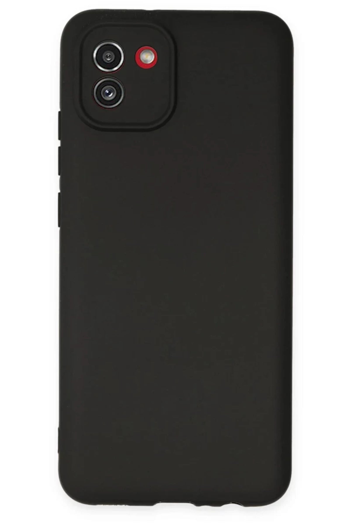 Samsung Galaxy A03 Uyumlu Kılıf First Silikon - Siyah
