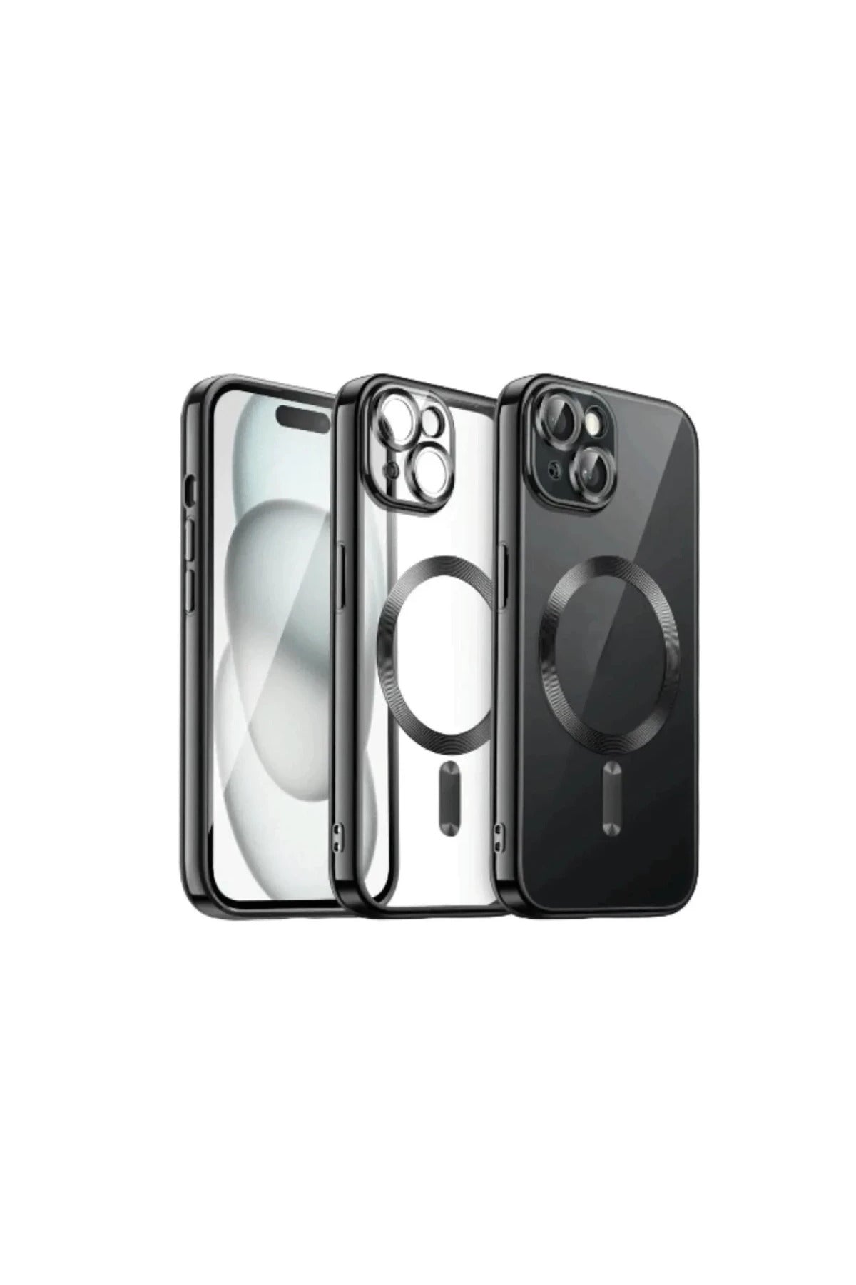 Apple iPhone 13 Uyumlu Kılıf Kross Magneticsafe Kapak - Siyah
