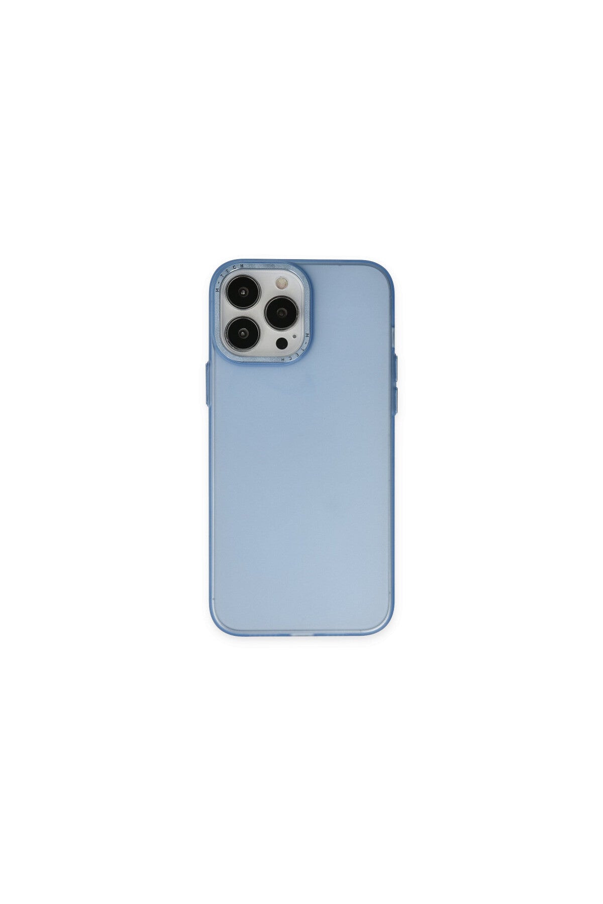 Apple iPhone 14 Pro Max Uyumlu Kılıf Modos Metal Kapak - Mavi
