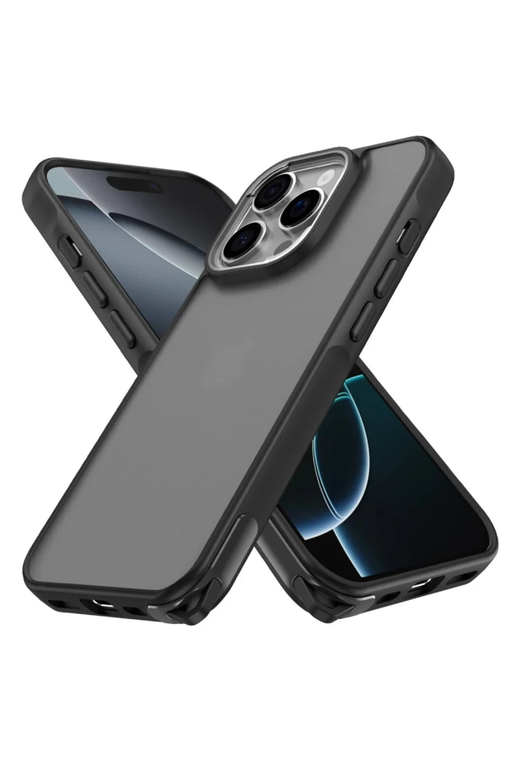 Apple iPhone 16 Pro Max Uyumlu Kılıf Elegant Kapak - Siyah