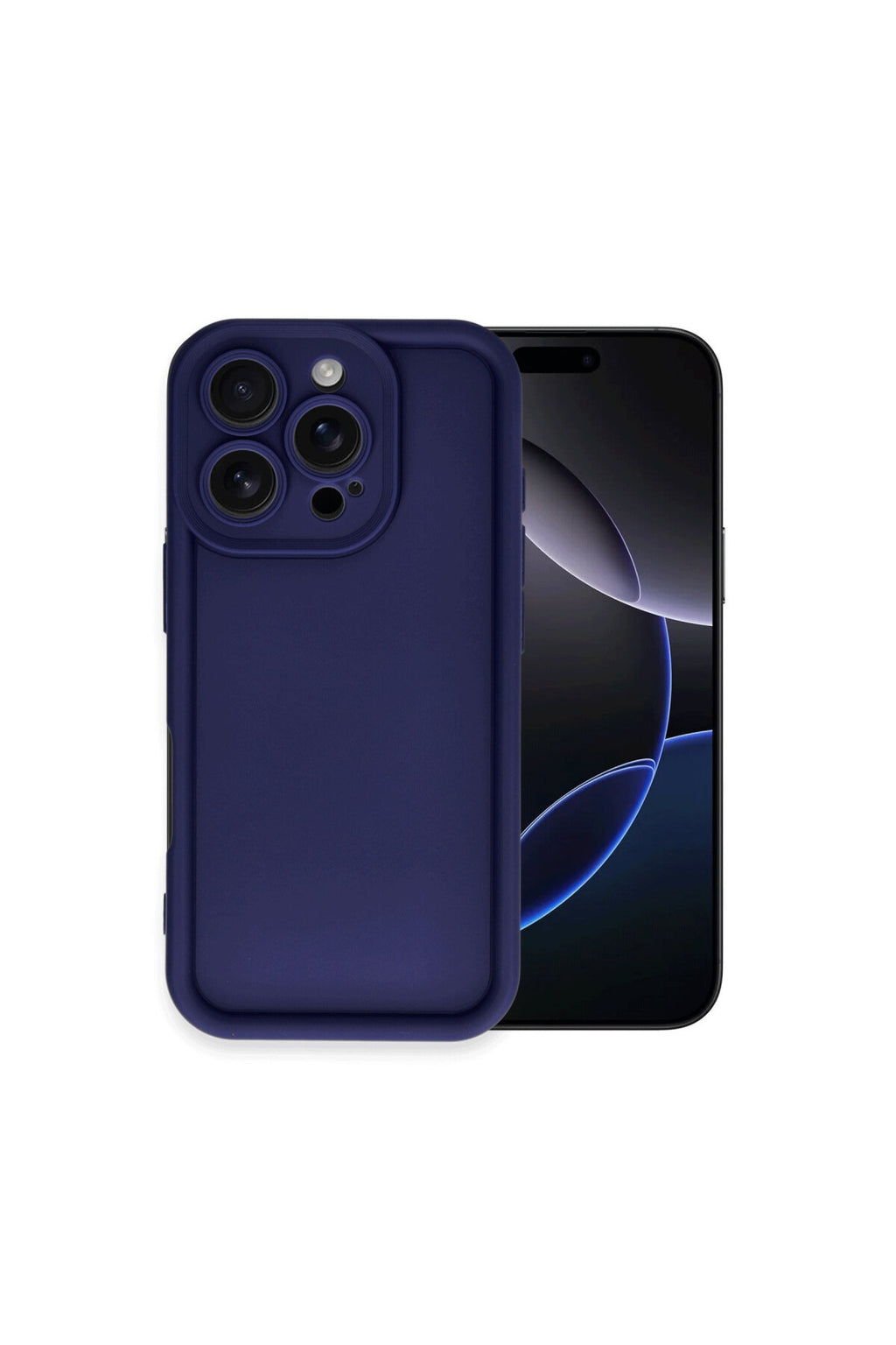 Apple iPhone 16 Pro Max Uyumlu Kılıf Viera Silikon - Lacivert
