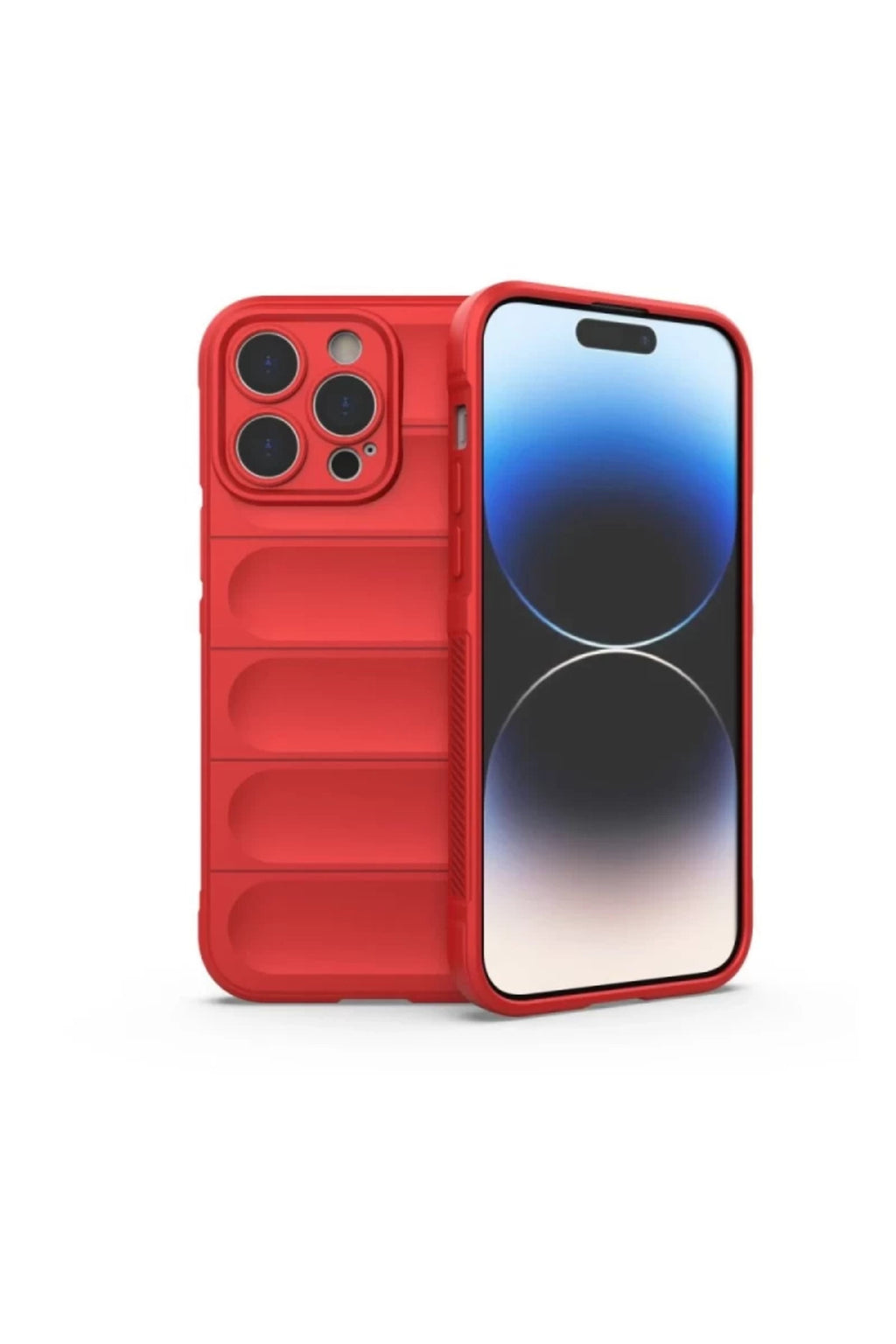 Apple iPhone 16 Pro Uyumlu Kılıf Optimum Silikon - Kırmızı