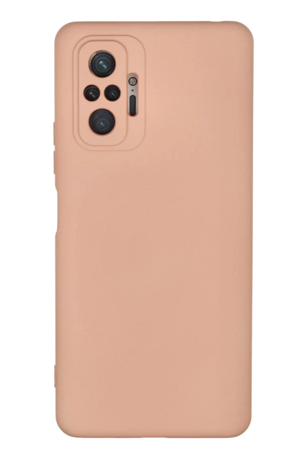 Xiaomi Redmi Note 10 Pro Uyumlu Kılıf Nano içi Kadife Silikon - Pudra