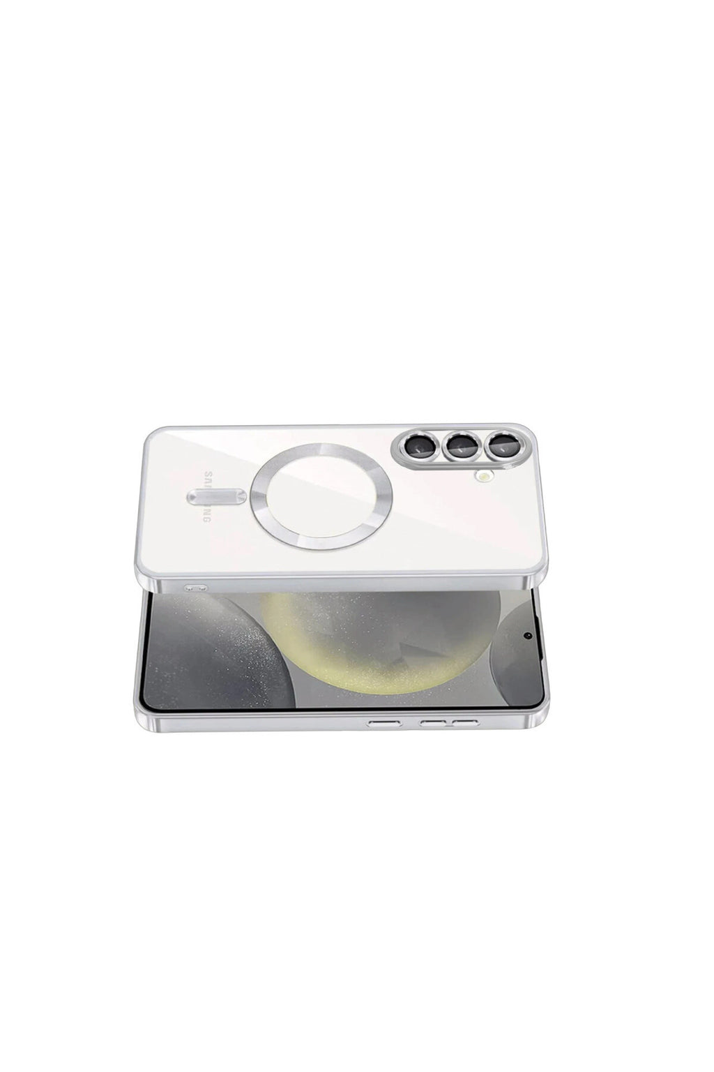 Samsung Galaxy S26 Plus Uyumlu Kross Magneticsafe Kapak - Gümüş