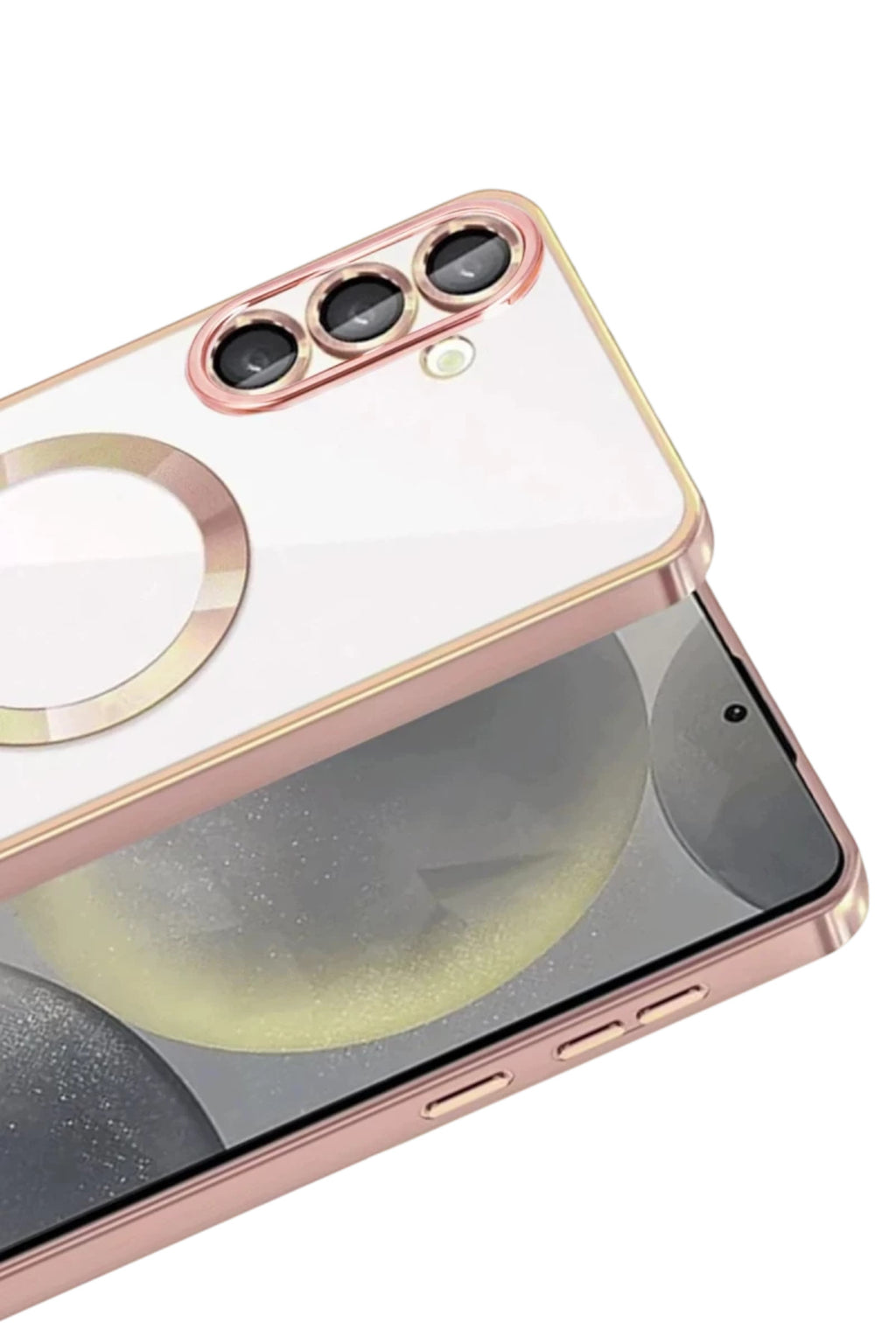 Samsung Galaxy S26 Plus Uyumlu Kross Magneticsafe Kapak - Rose