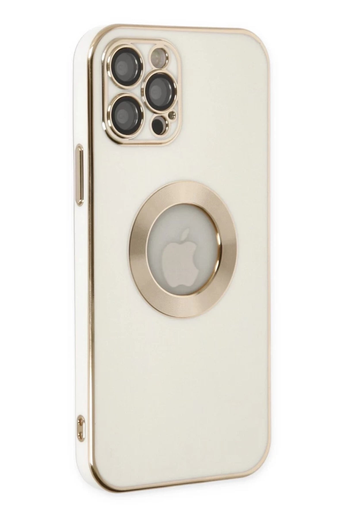 Apple iPhone 12 Pro Uyumlu Kılıf Store Silikon - Beyaz