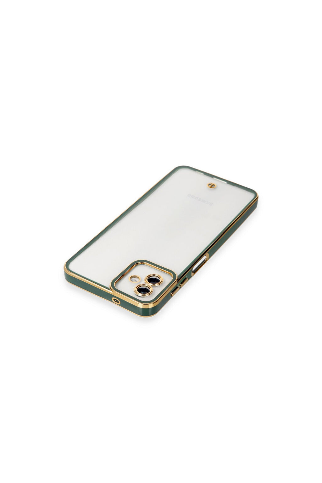 Samsung Galaxy A04 Uyumlu Kılıf Liva Lens Silikon - Yeşil
