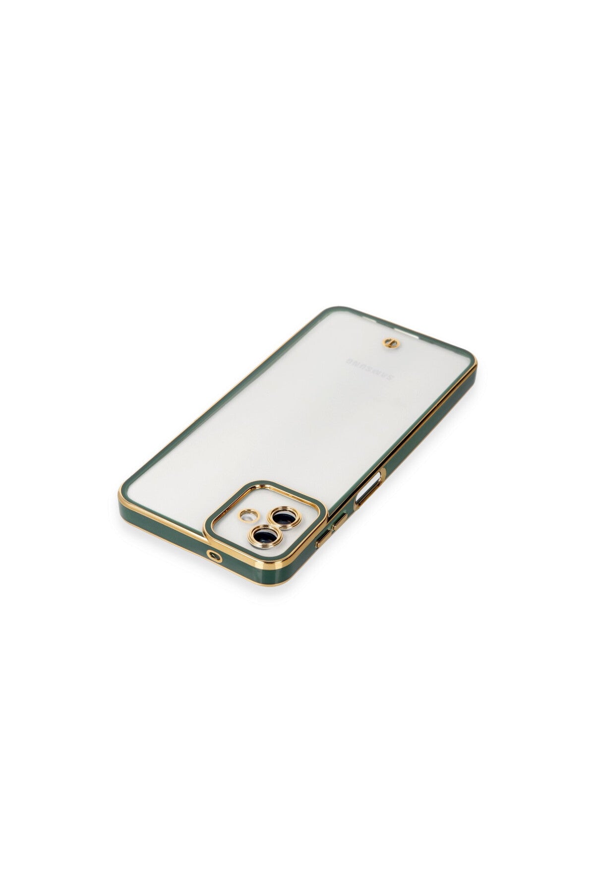 Samsung Galaxy A04 Uyumlu Kılıf Liva Lens Silikon - Yeşil
