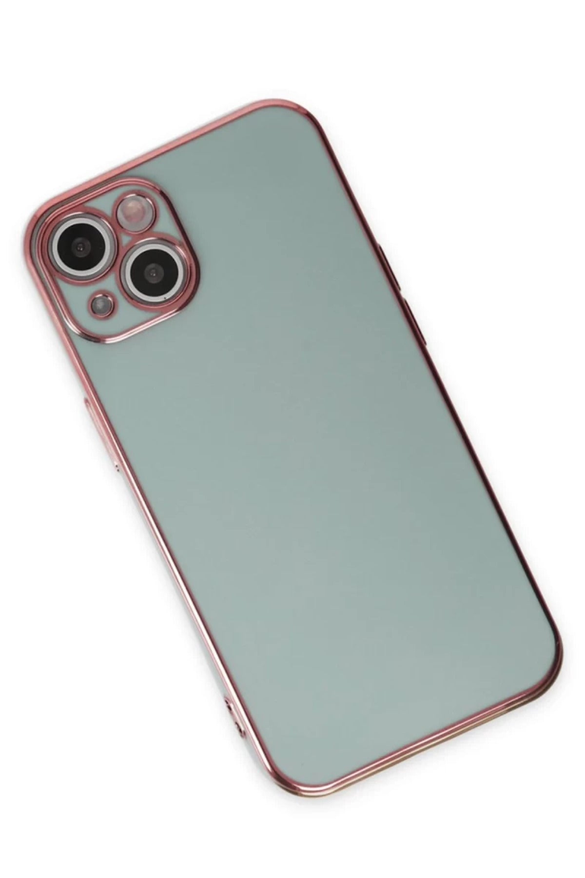 Apple iPhone 15 Uyumlu Kılıf Volet Silikon - Açık Yeşil