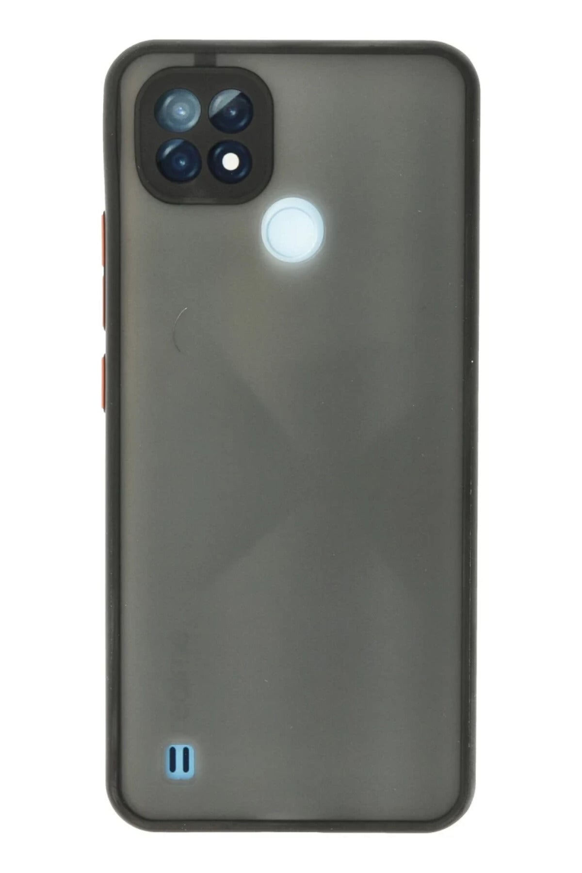 Realme C21 Uyumlu Kılıf Montreal Silikon Kapak - Siyah