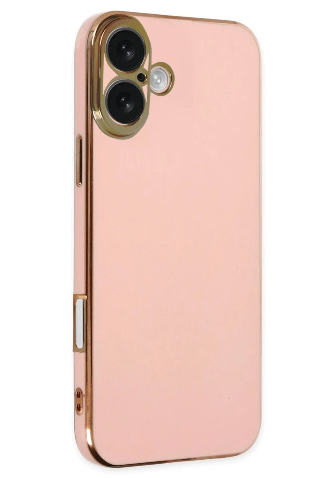 Apple iPhone 16 Uyumlu Kılıf Volet Silikon - Pembe