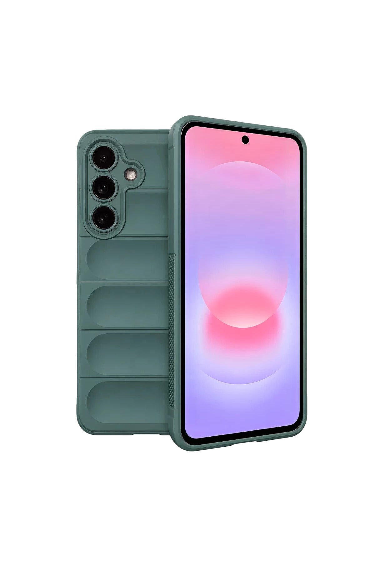 Samsung Galaxy A57 5G Uyumlu Optimum Silikon - Koyu Yeşil