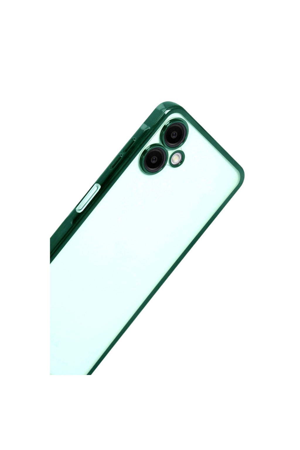 Samsung Galaxy A07 4G Uyumlu Lensli Silikon - Yeşil
