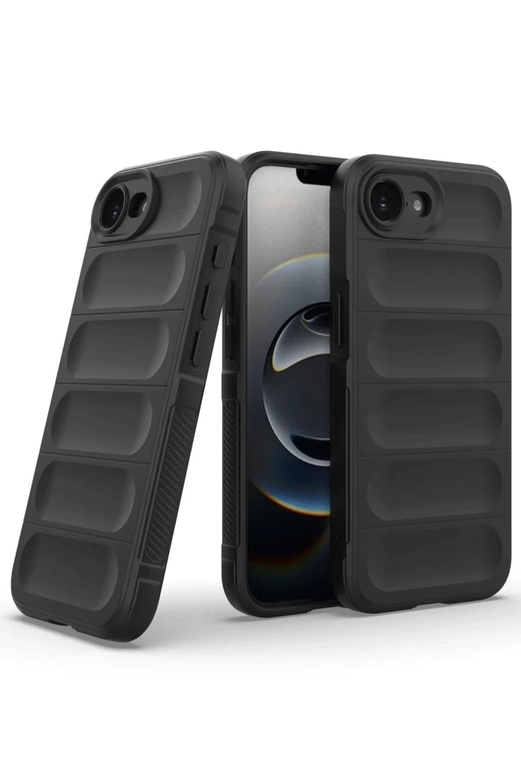 Apple iPhone 16E Uyumlu Kılıf Optimum Silikon - Siyah