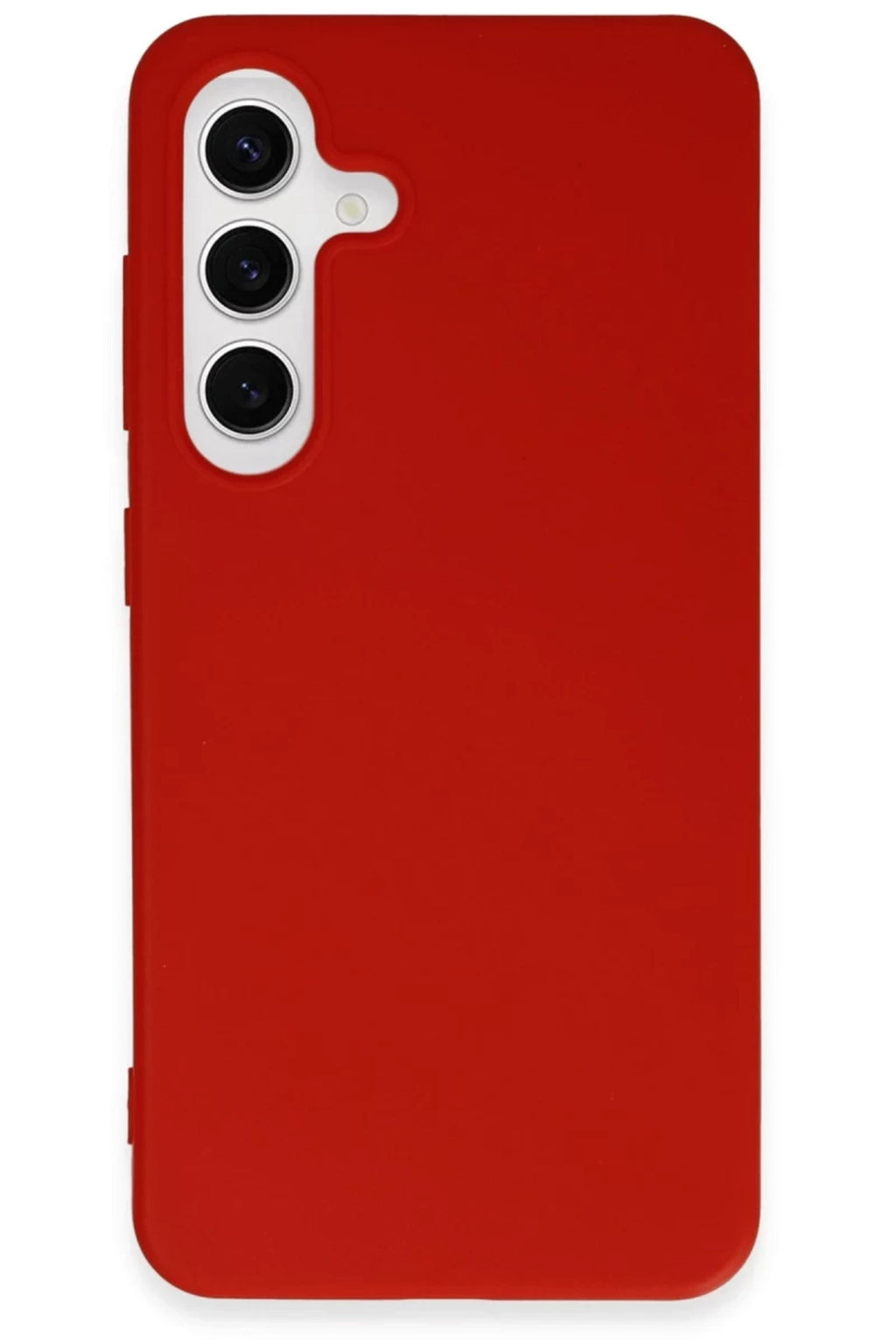 Samsung Galaxy S24 Uyumlu Kılıf First Silikon - Kırmızı