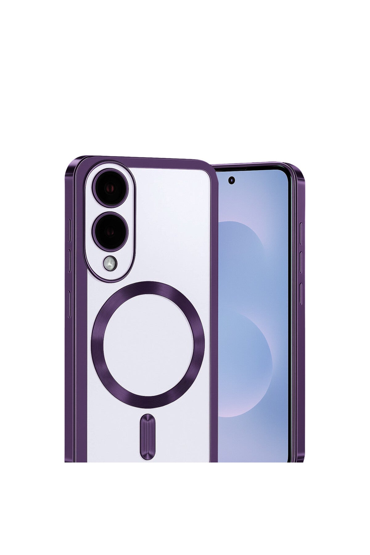 Samsung Galaxy S25 Uyumlu Edge Kross Magneticsafe Kapak - Mor