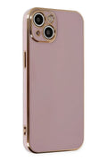 Apple iPhone 14 Uyumlu Kılıf Volet Silikon - Mor