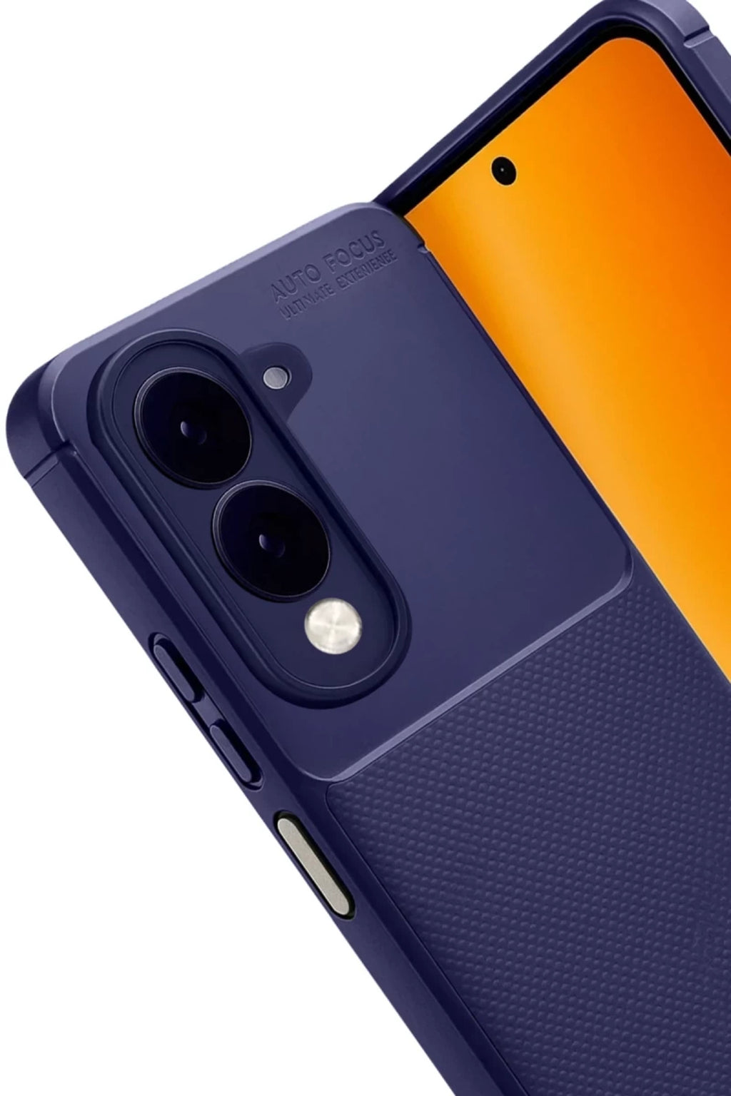 Vivo Y29S Uyumlu Auto Focus Karbon Kapak - Lacivert