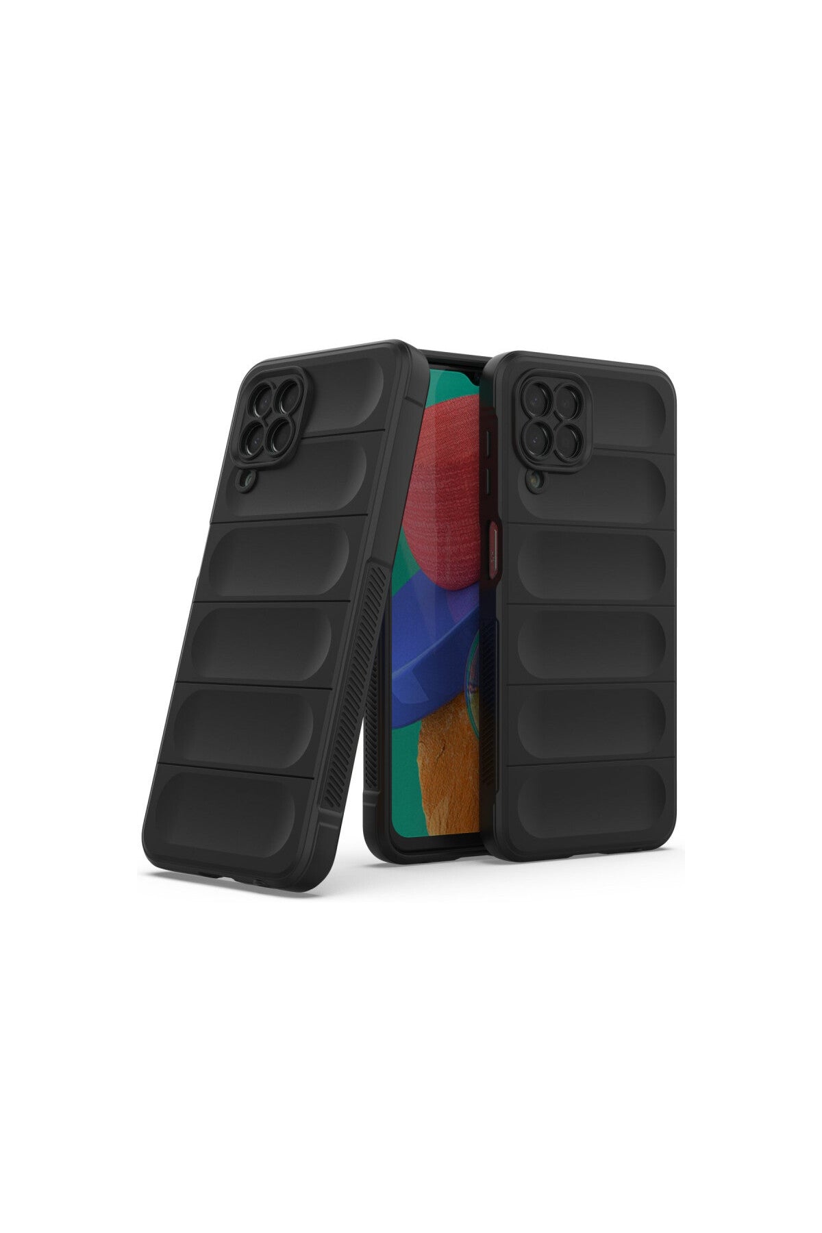 Samsung Galaxy M33 Uyumlu Kılıf Optimum Silikon - Siyah
