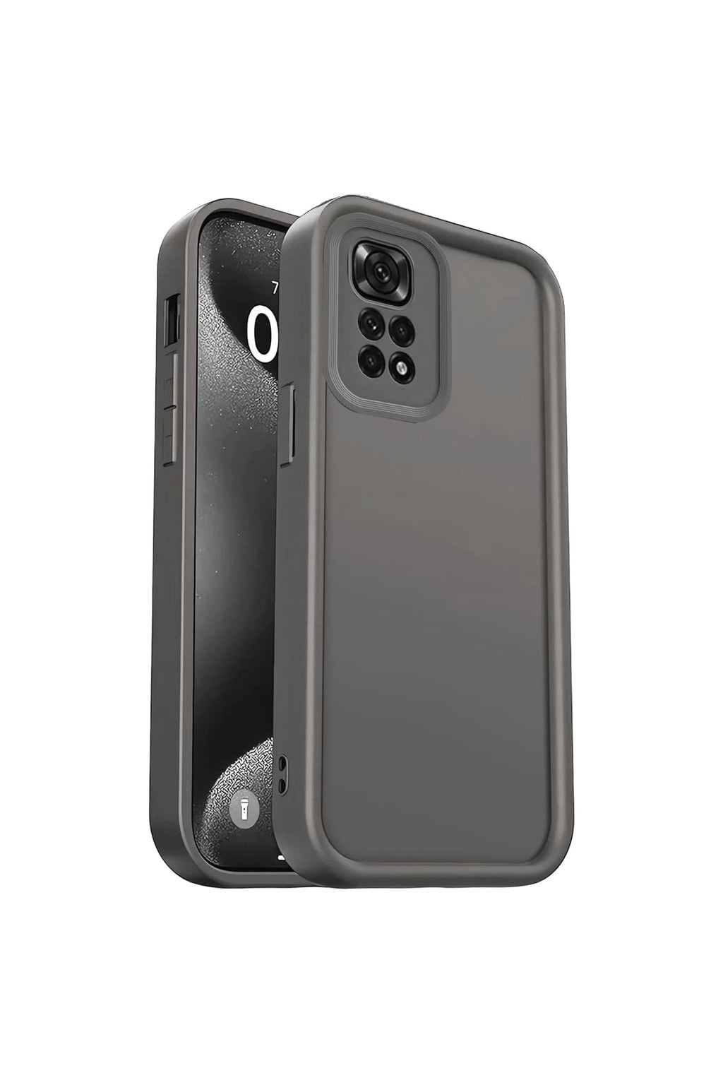 Xiaomi Redmi 10 2022 Uyumlu Kılıf Viera Silikon - Gri