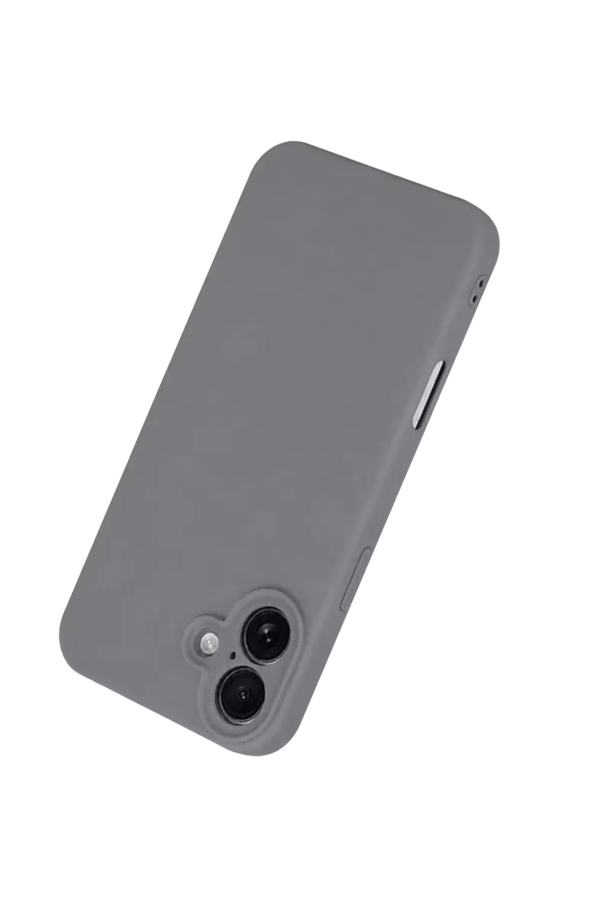 Apple iPhone 16 Plus Uyumlu Kılıf First Silikon - Gri