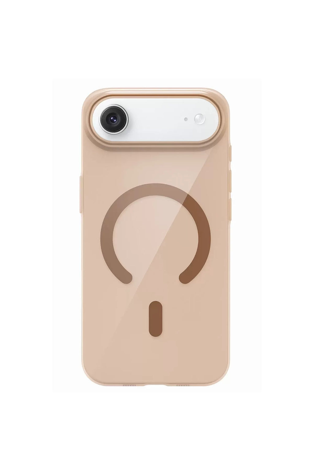 Joko Apple iPhone 17 Air Uyumlu PC Blank Magsafe Kapak - Çöl Titanyum