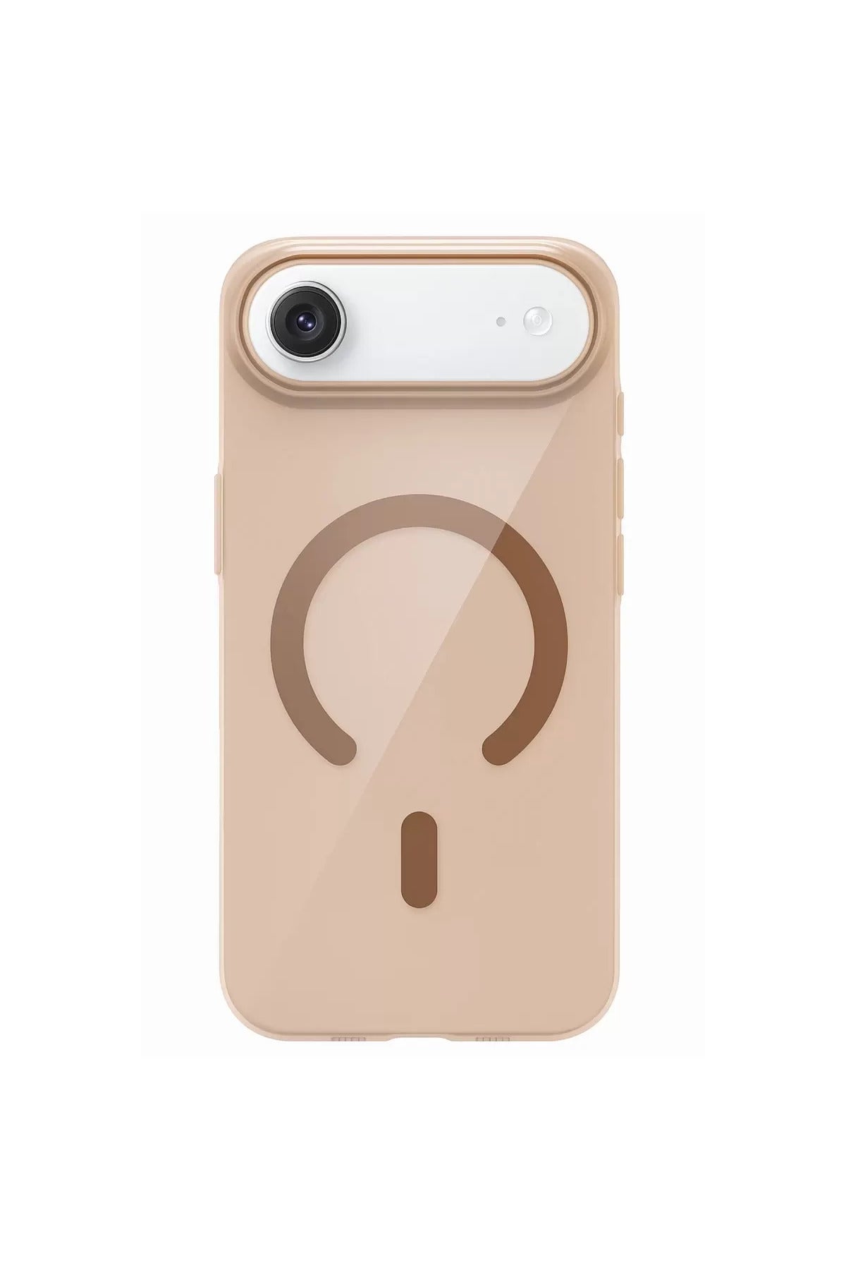 Joko Apple iPhone 17 Air Uyumlu PC Blank Magsafe Kapak - Çöl Titanyum