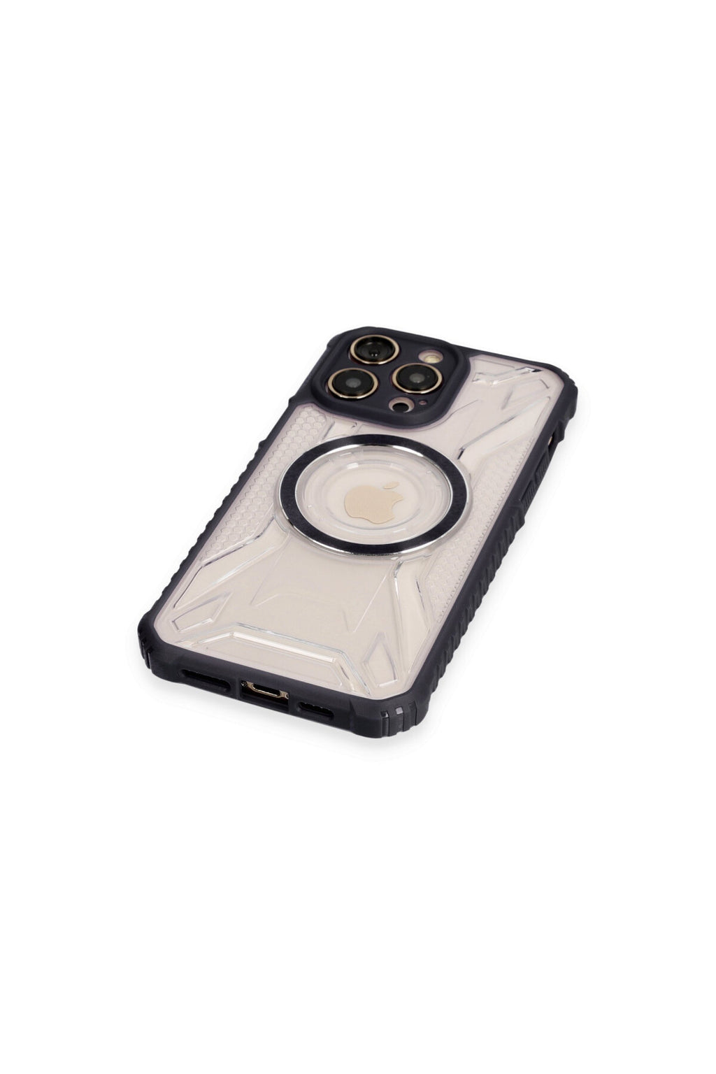 Apple iPhone 12 Pro Uyumlu Kılıf Prag Magneticsafe Kapak - Siyah