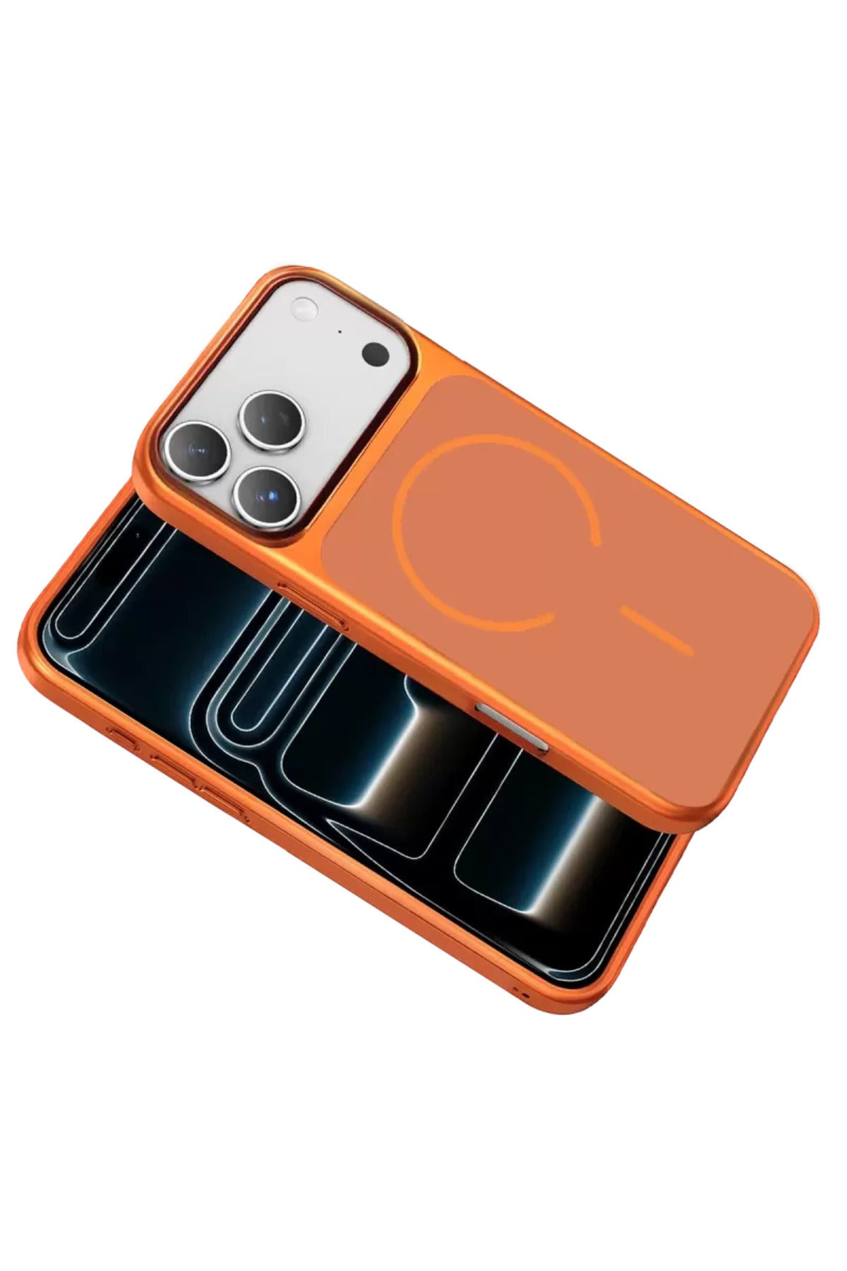 Joko Apple iPhone 17 Pro Max Uyumlu Rush Magsafe Kapak - Turuncu
