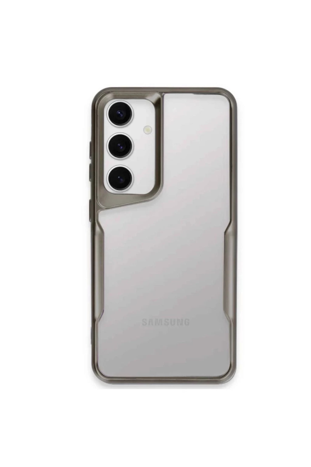 Samsung Galaxy A24 4G Uyumlu Kılıf Boyi Silikon Kapak - Titan Gri