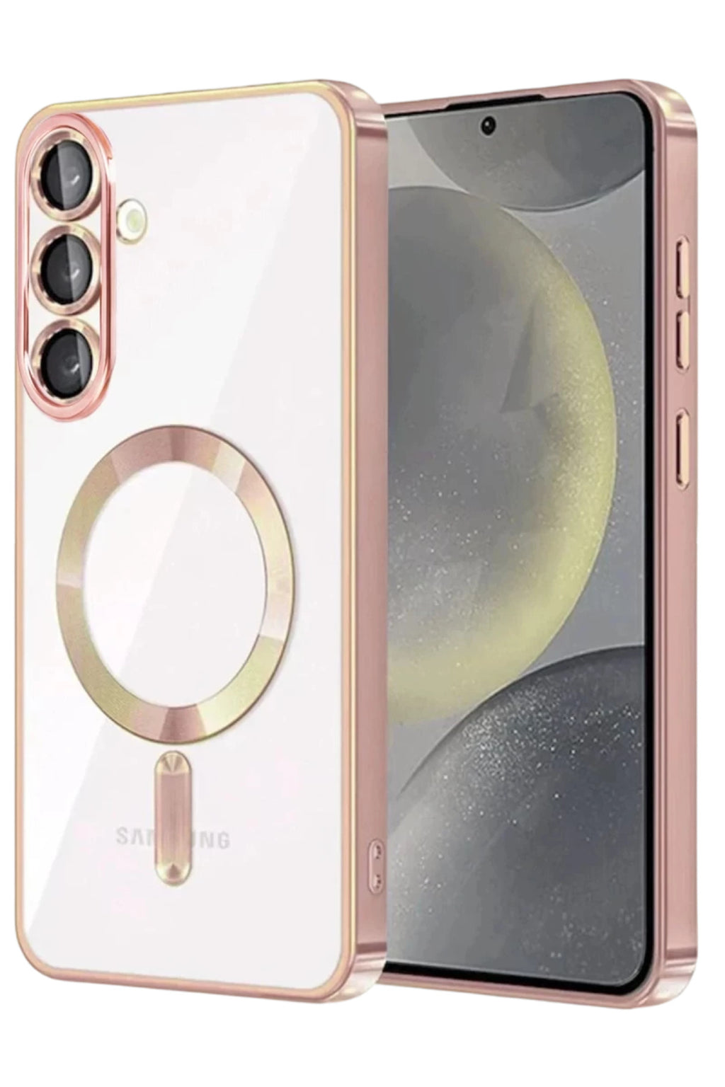 Samsung Galaxy S26 Plus Uyumlu Kross Magneticsafe Kapak - Rose