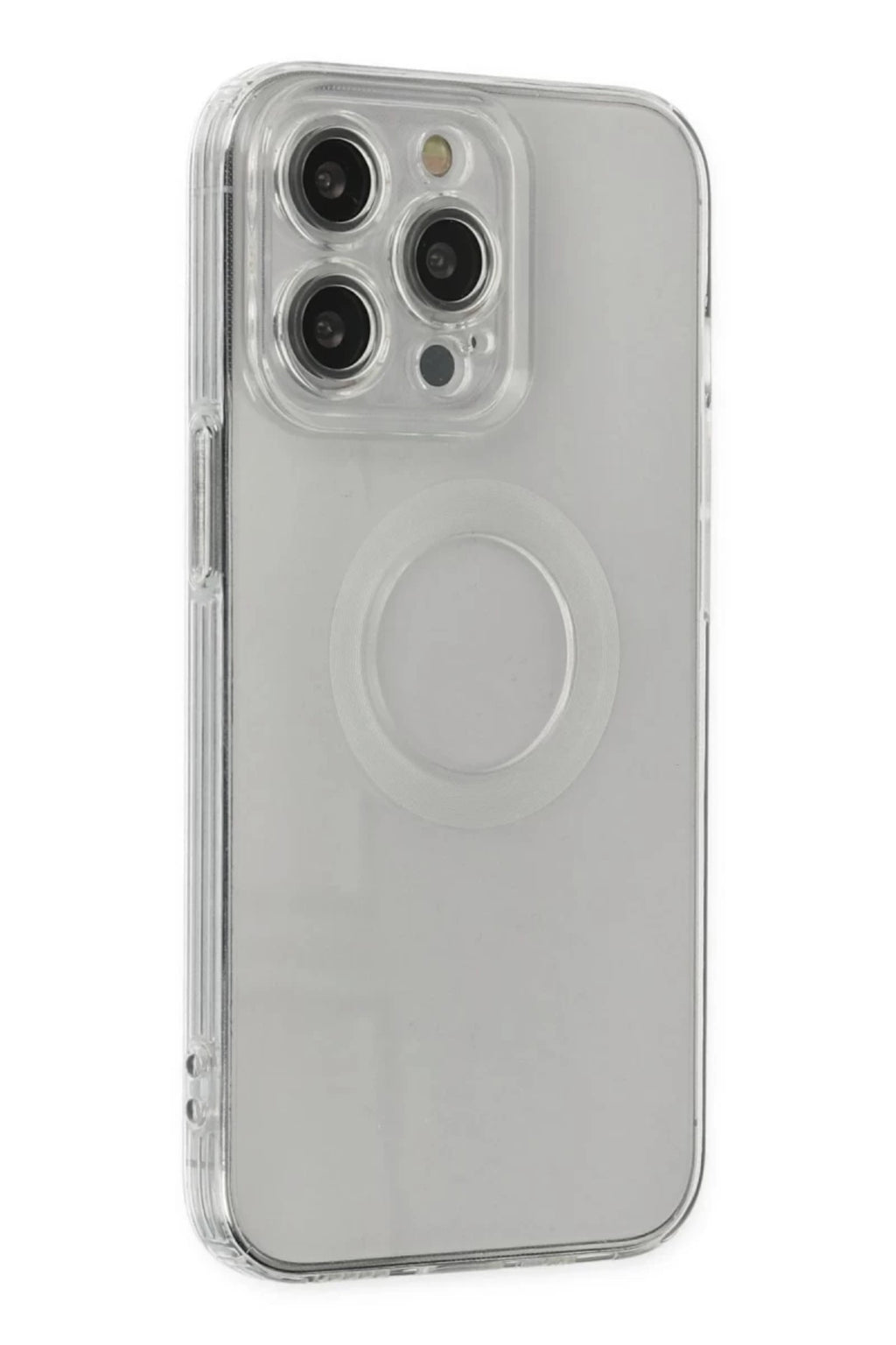 Apple iPhone 14 Pro Uyumlu Kılıf Santa Lens Silikon - Şeffaf