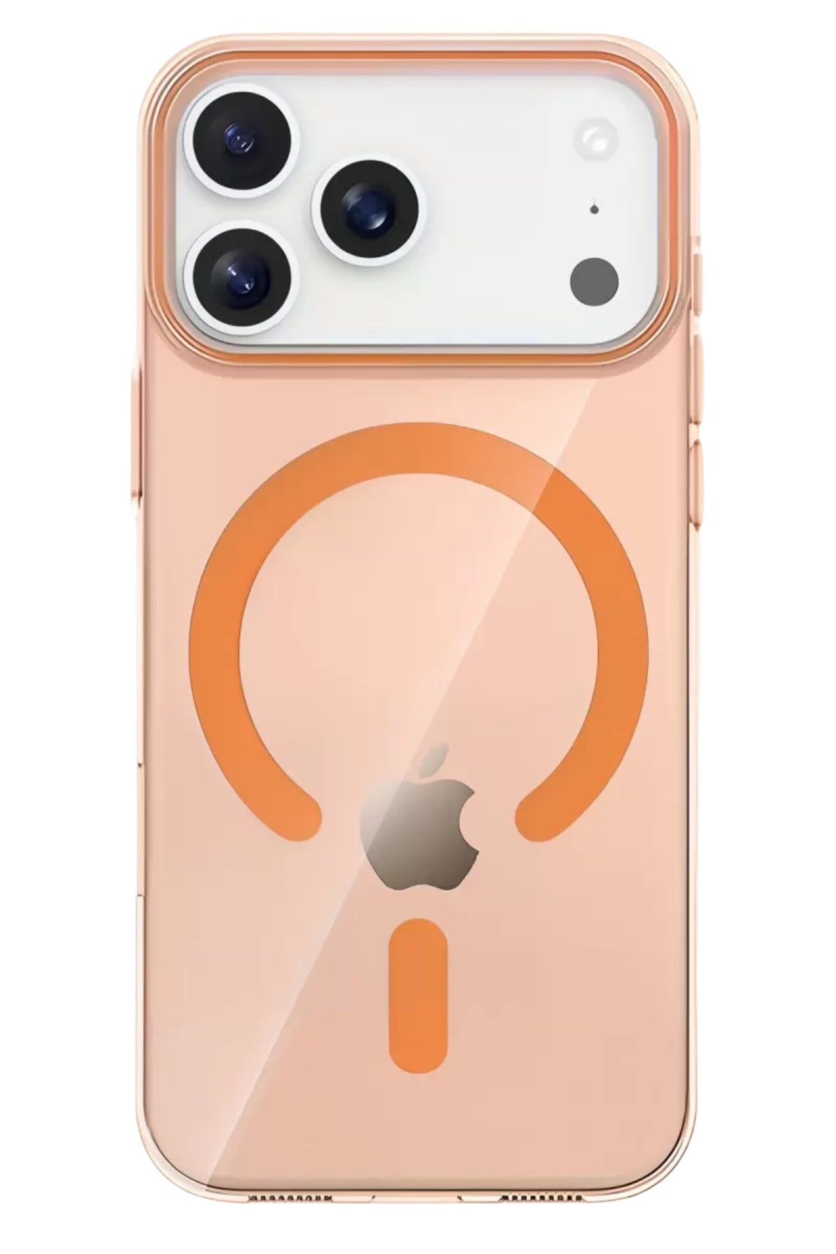 Joko Apple iPhone 17 Pro Max Uyumlu PC Blank Magsafe Kapak - Turuncu