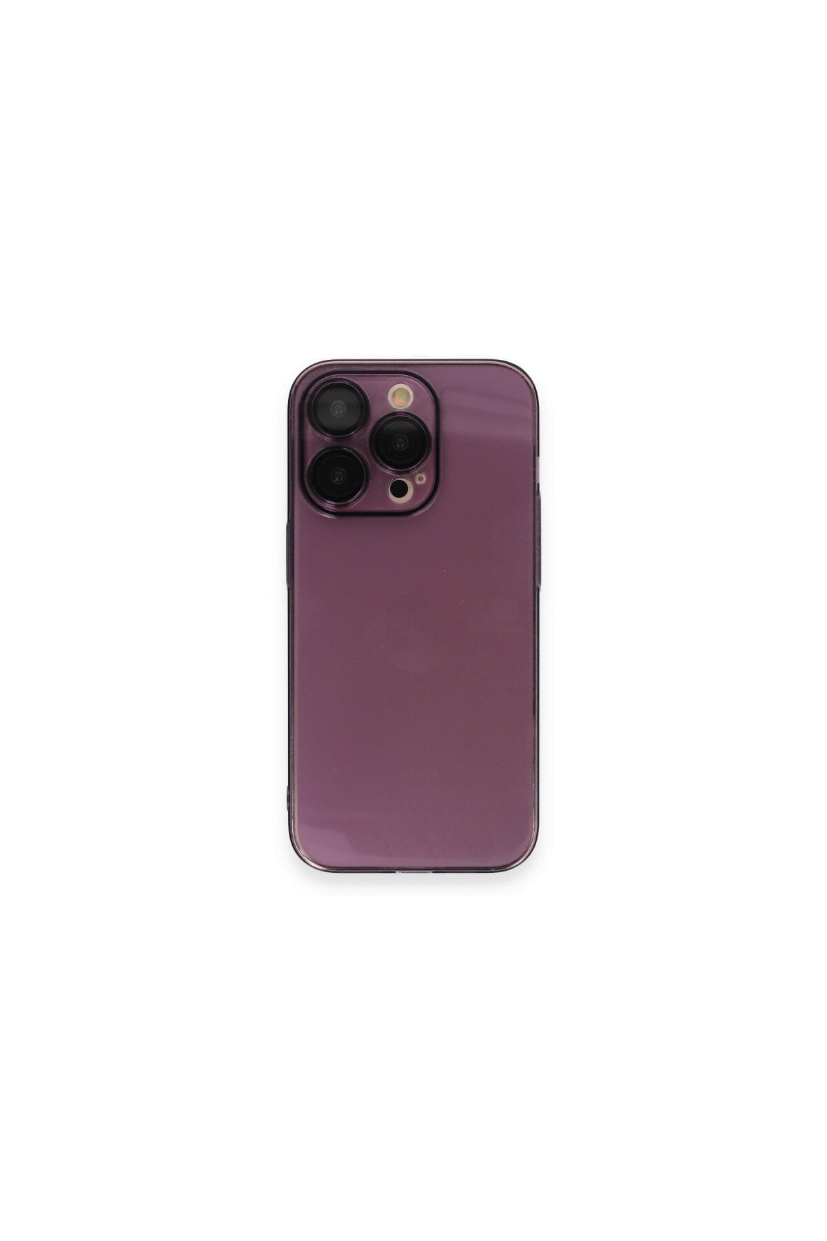 Apple iPhone 13 Pro Max Uyumlu Kılıf Armada Lensli Kapak - Derin Mor