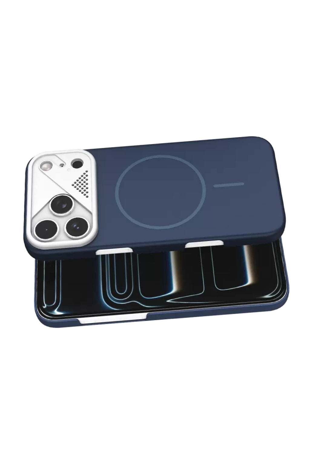 Joko Apple iPhone 17 Pro Uyumlu Export Magsafe Kapak - Lacivert