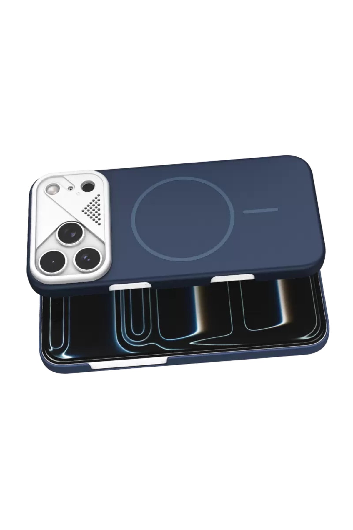 Joko Apple iPhone 17 Pro Uyumlu Export Magsafe Kapak - Lacivert