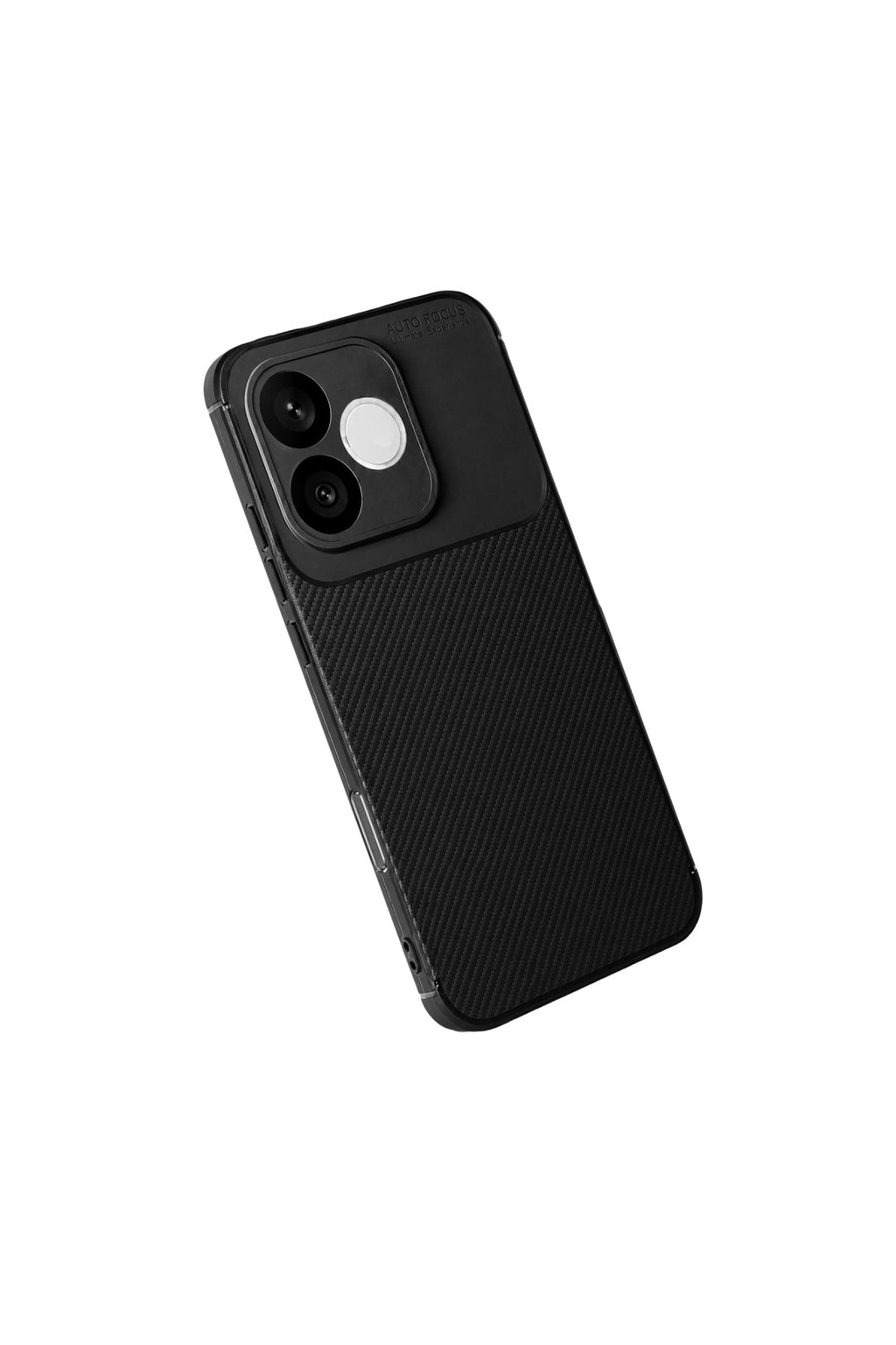 Huawei Honor 600 Lite Uyumlu Auto Focus Karbon Kapak - Siyah