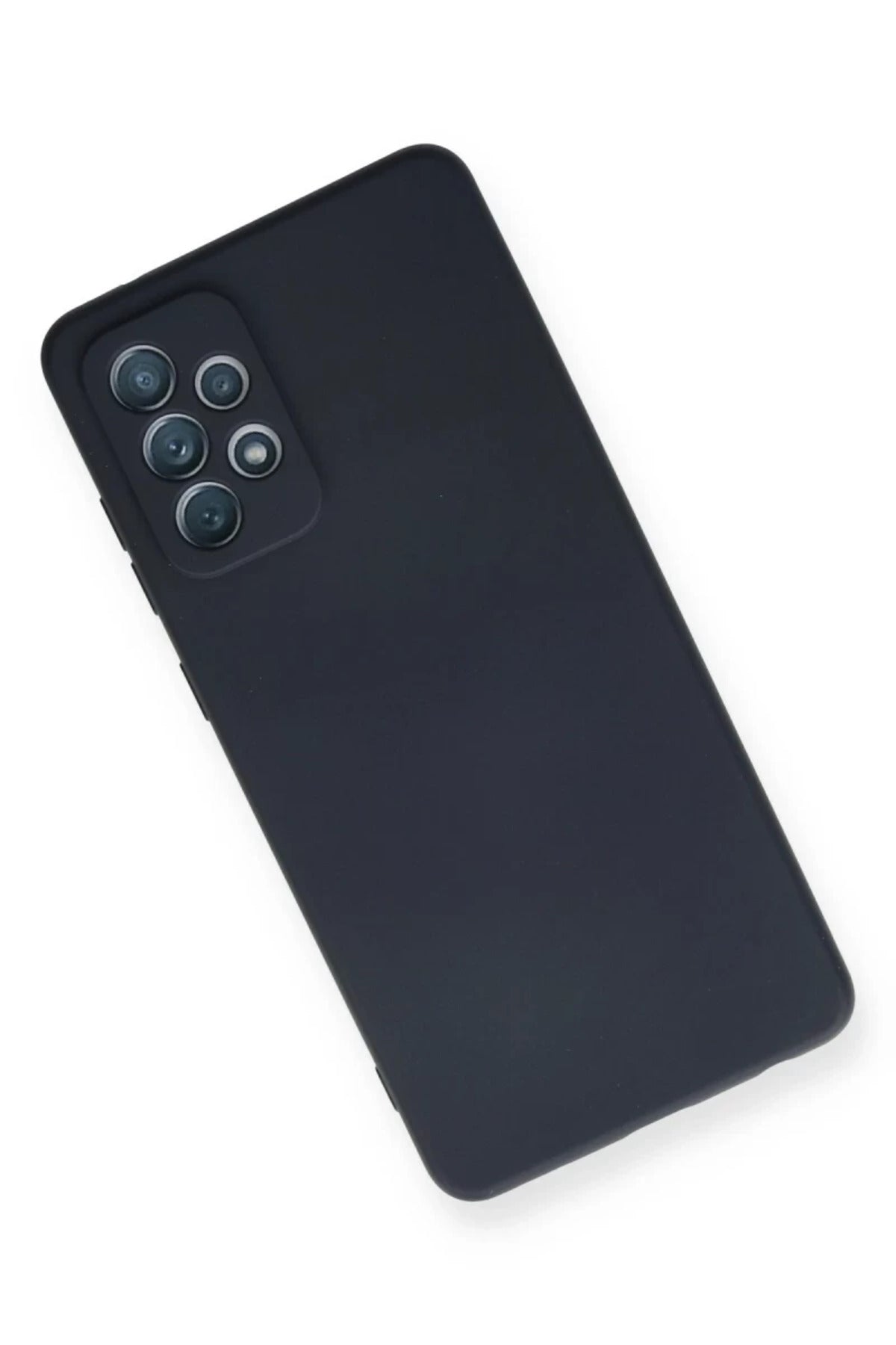 Samsung Galaxy A72 Uyumlu Kılıf Nano içi Kadife Silikon - Lacivert