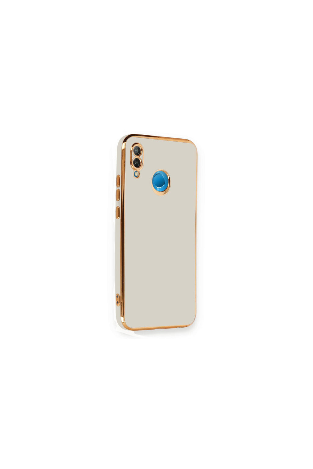 Huawei P20 Lite Uyumlu Kılıf Volet Silikon - Beyaz