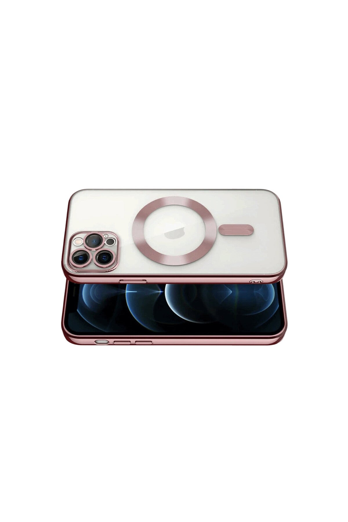 Apple iPhone 13 Pro Uyumlu Kılıf Kross Magneticsafe Kapak - Rose