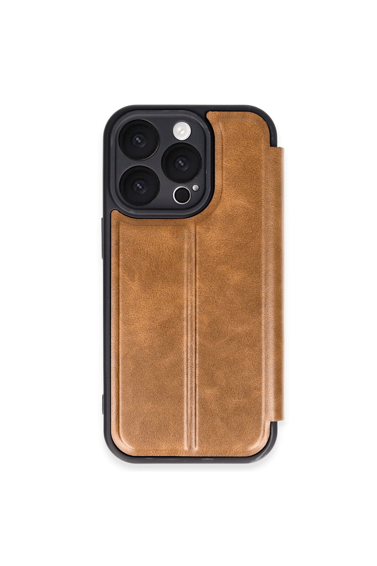 Apple iPhone 16 Pro Uyumlu Kılıf Flip Cover - Taba